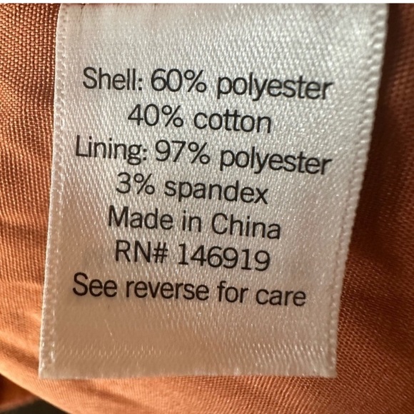 Nine West Women’s Burnt Orange Moto Jacket Textured.size Medium EUC - Picture 4 of 7